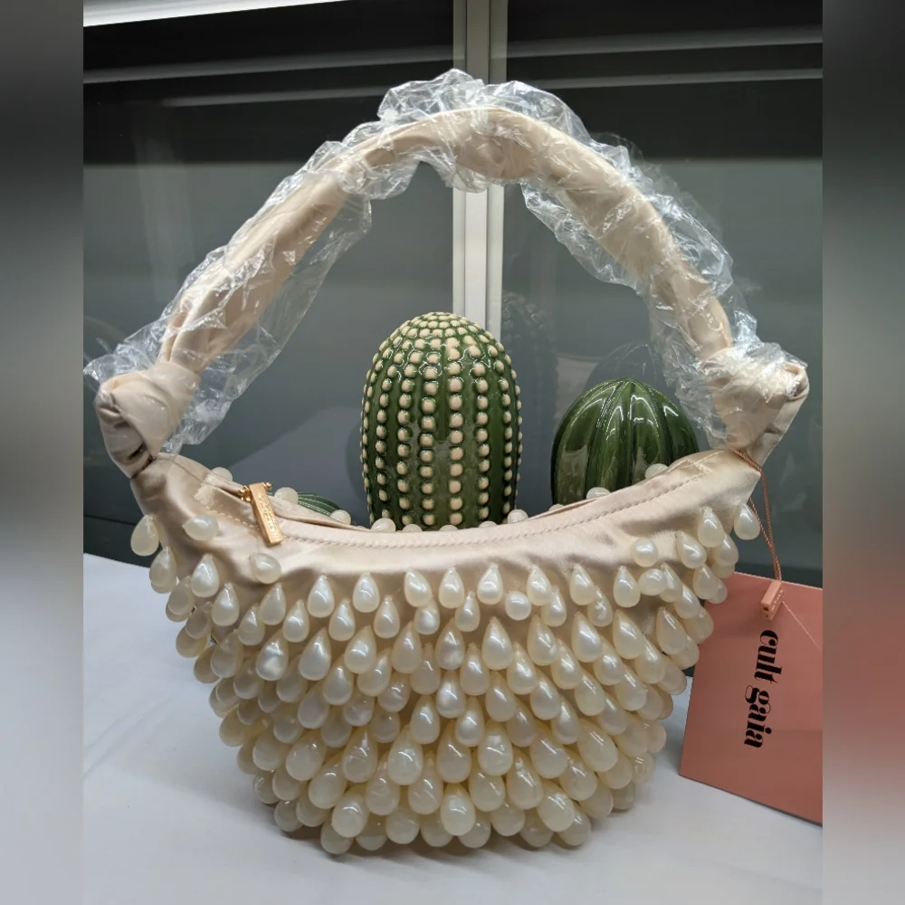 Cult Gaia NWT Ivory Gia Shoulder Bag - Picture 4 of 8